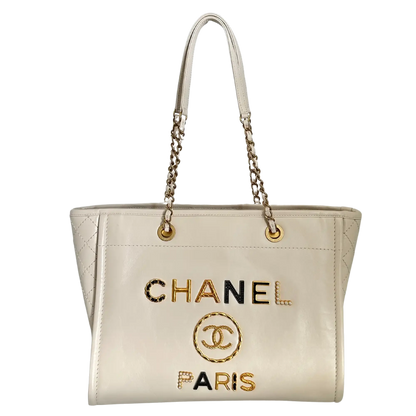 Chanel Deauville Charms Small aged Calfskin 2021 / sehr gut Chanel