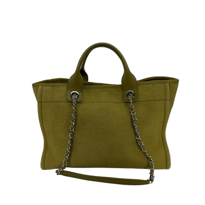 Chanel Deauville Small mit Pochette 2023 khaki Fullset / sehr gut Chanel