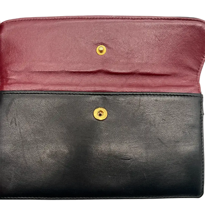 Chanel Diana Vintage Classic Chain Single Flap Lammleder schwarz 10