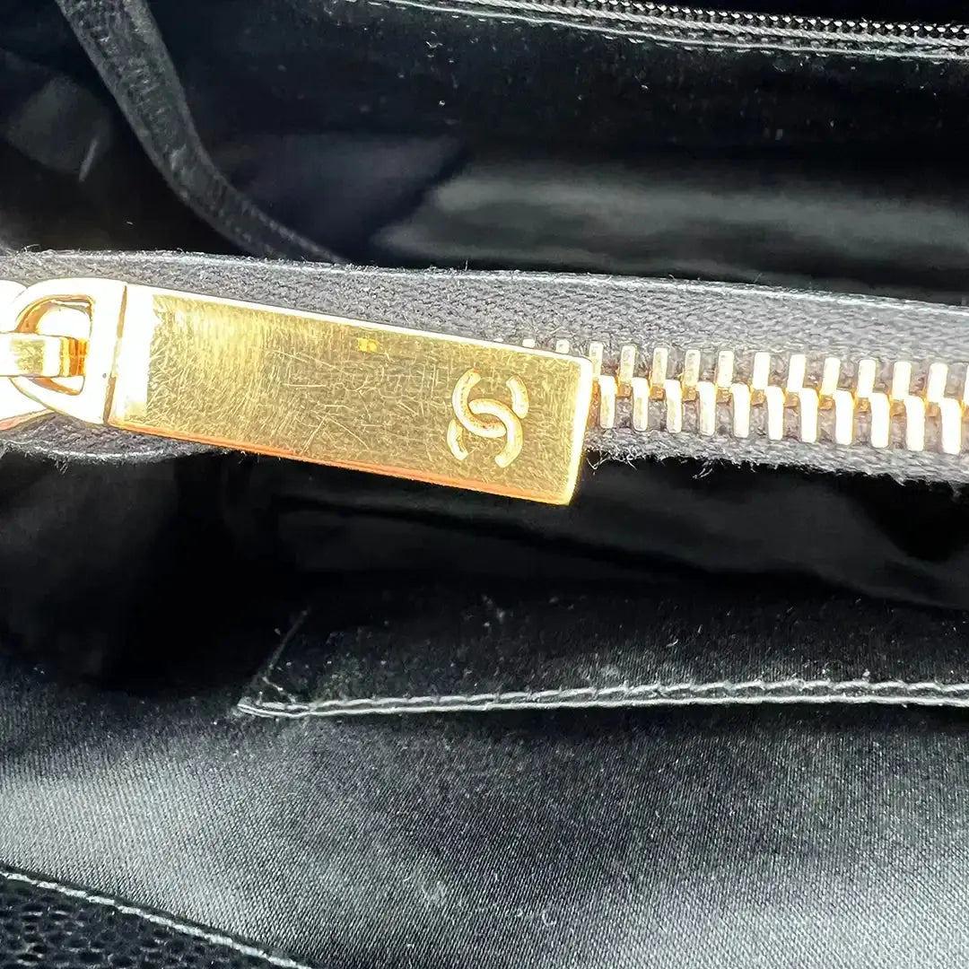 Chanel GST Shopping Bag Kaviarleder schwarz / gut Chanel