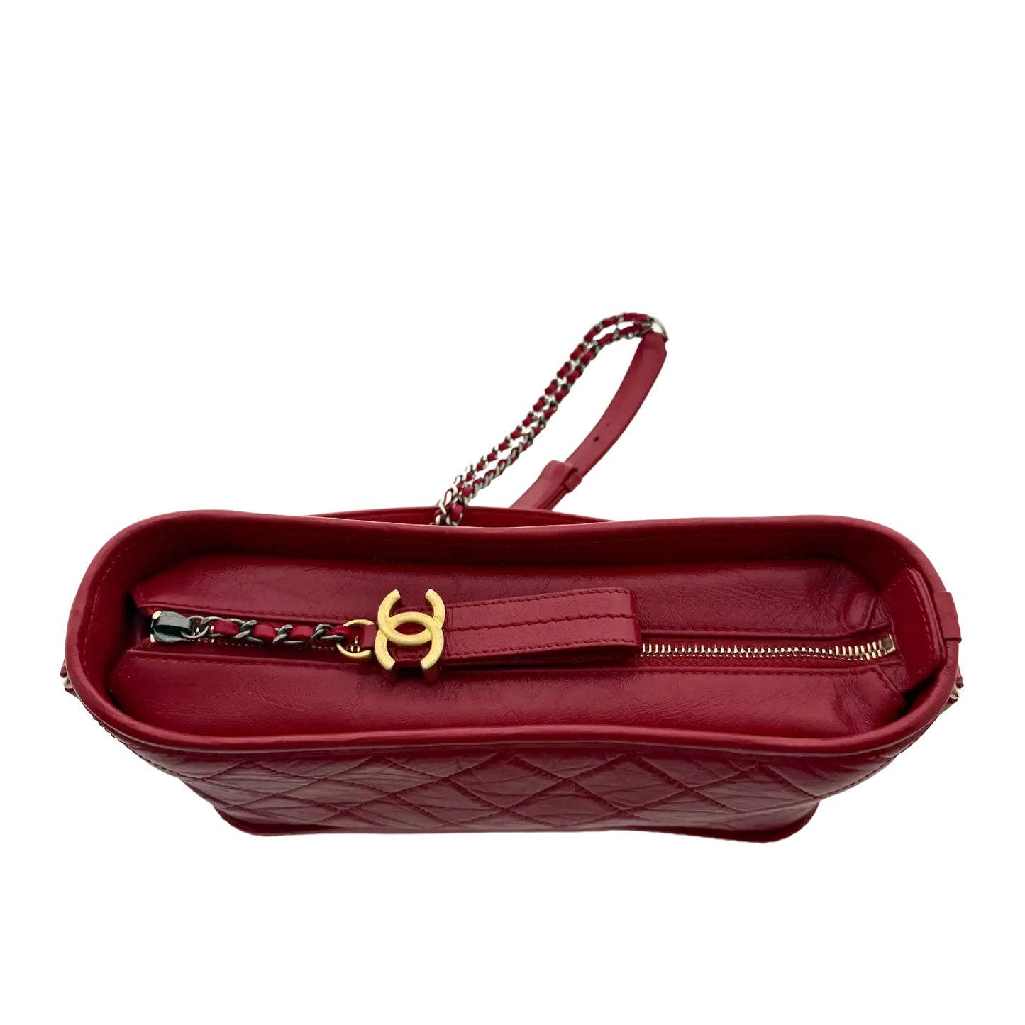 Chanel Gabrielle mittelgroß Hobo Bag rot 2020 Fullset / Sehr gut Chanel