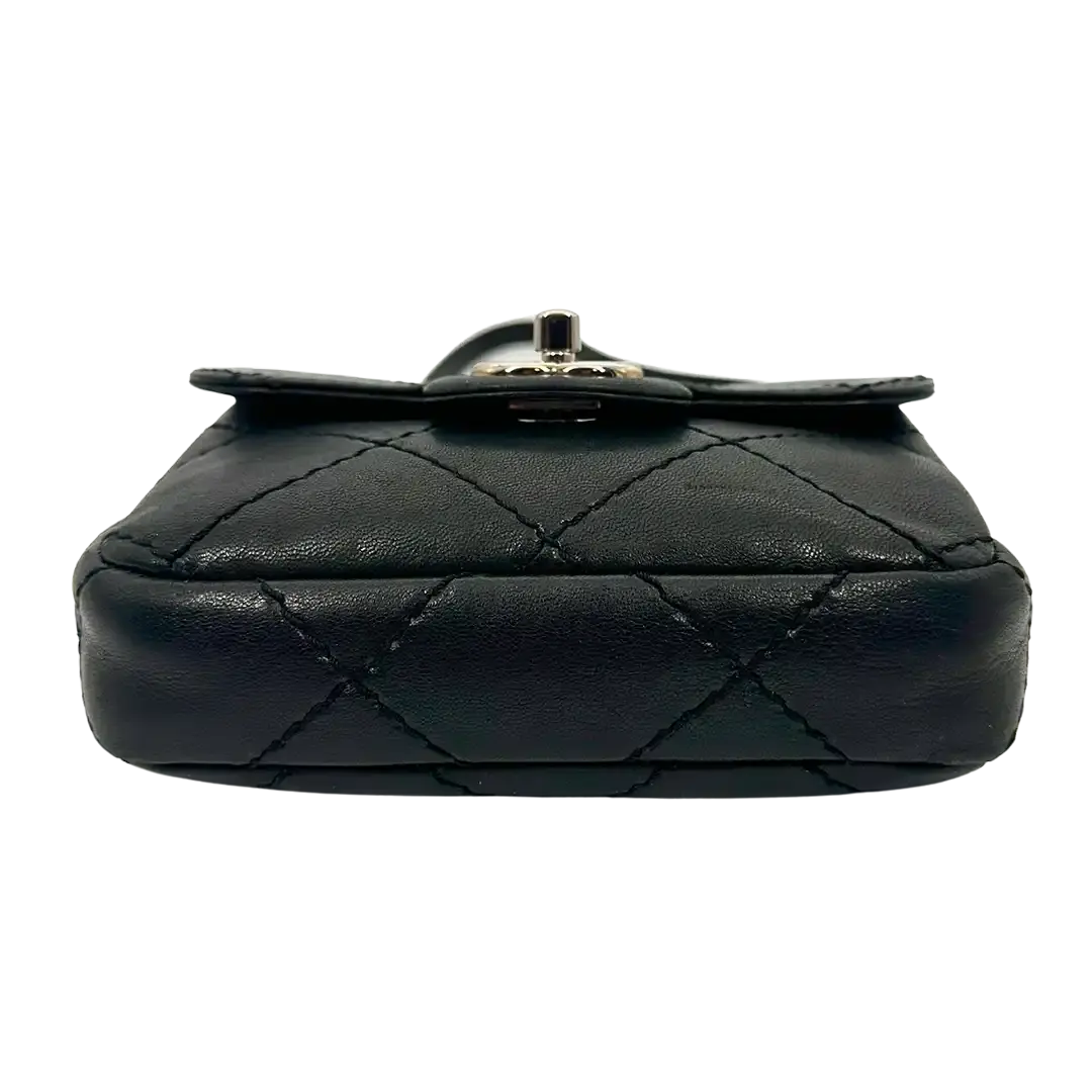 Chanel Mini  Square Timeless Stitch it Flap Bag Lammleder / gut Chanel