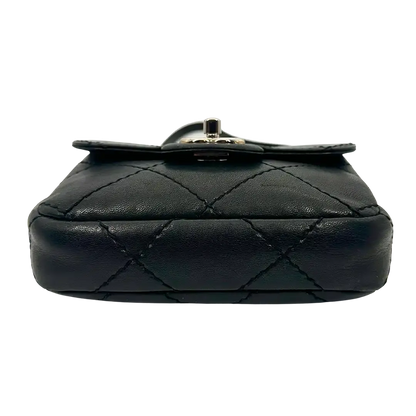 Chanel Mini  Square Timeless Stitch it Flap Bag Lammleder / gut Chanel