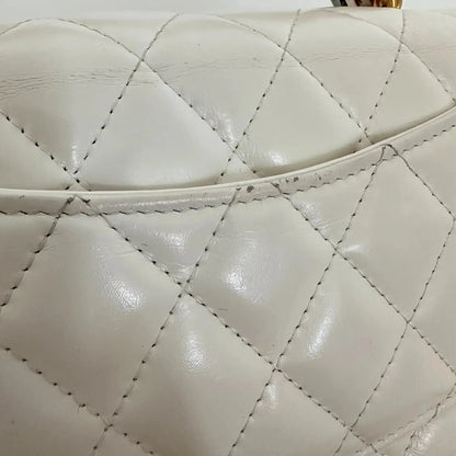 Chanel Multicolor Top Handle Wallet on Chain weiß / gut Chanel