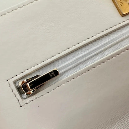 Chanel Multicolor Top Handle Wallet on Chain weiß / gut Chanel