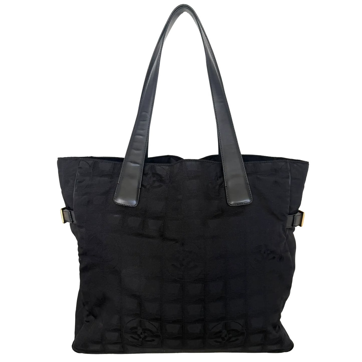 Chanel New Travel Line Tote Bag Schwarz / sehr gut Chanel