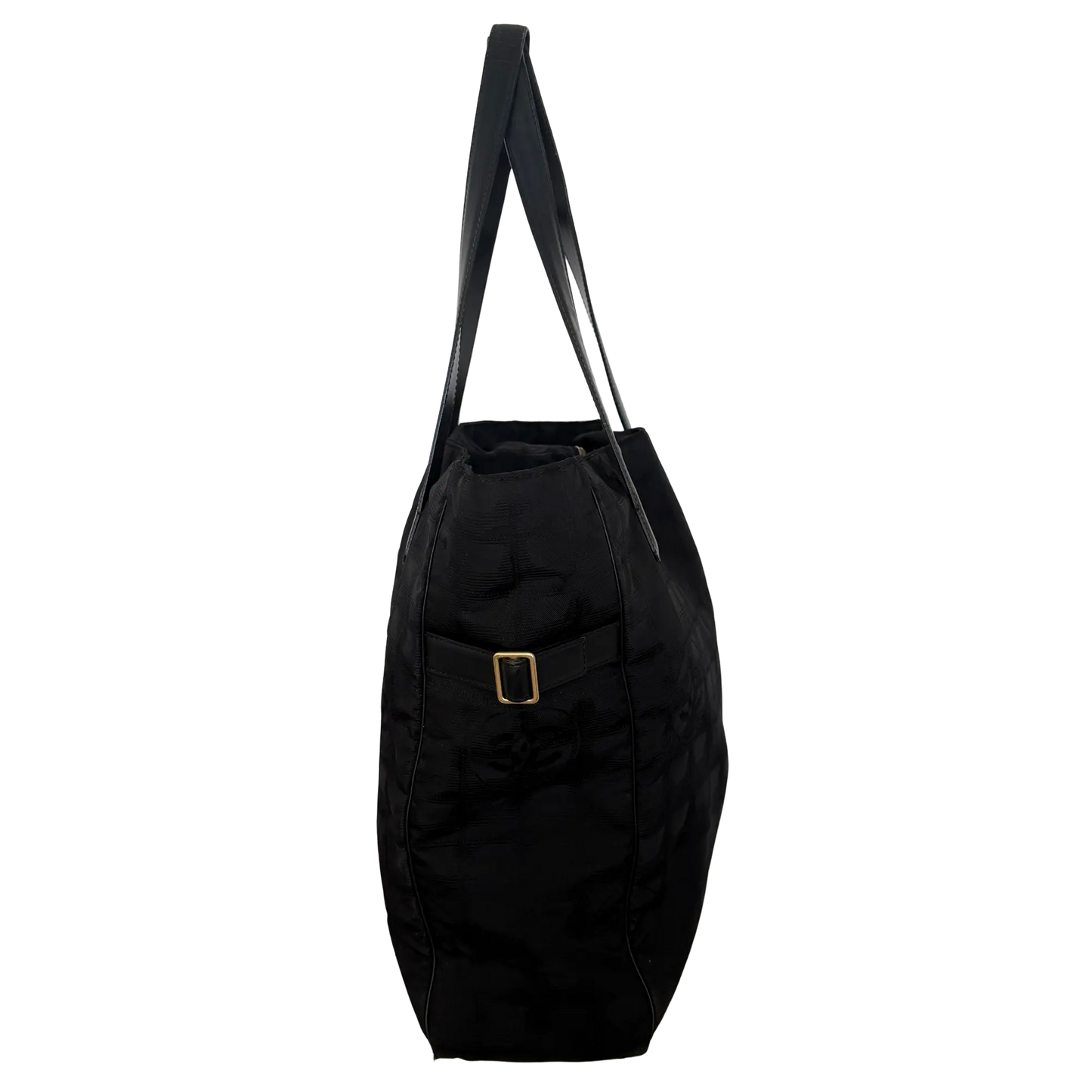 Chanel New Travel Line Tote Bag Schwarz / sehr gut Chanel