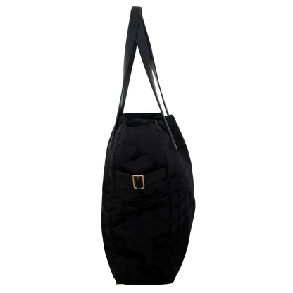 Chanel New Travel Line Tote Bag Schwarz / sehr gut Chanel