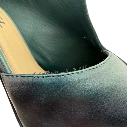 Chanel Ombre Crystal Ice Heel Ankle Boots grün Größe 38 1/2  / guter Zustand Chanel