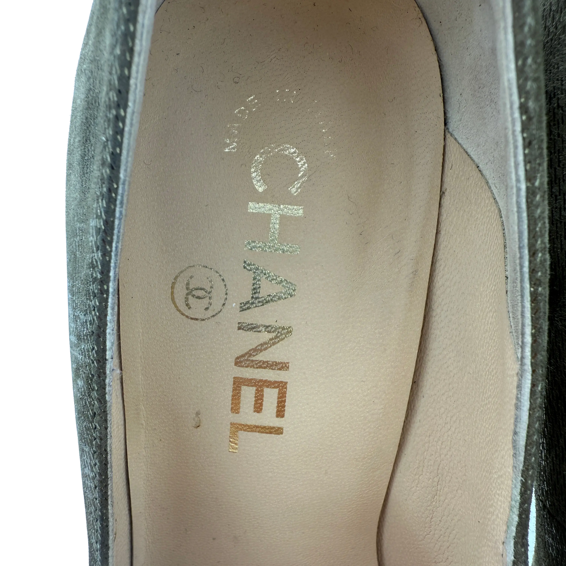 Chanel Pumps Metallic braun & schwarz 38 1/2 / sehr guter Zustand Chanel