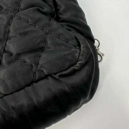 Chanel Satin Timeless Classix XXL Flap Bag schwarz / gut Chanel