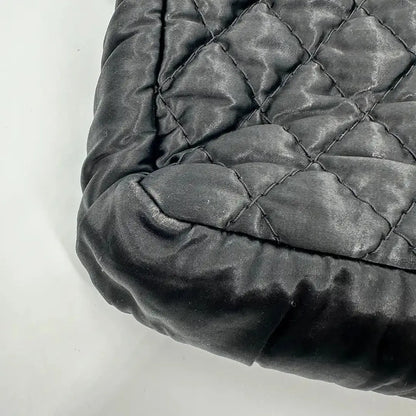 Chanel Satin Timeless Classix XXL Flap Bag schwarz / gut Chanel