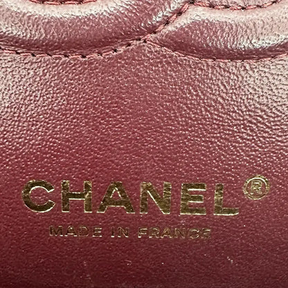 Chanel Timeless Double Flap Bag  Medium schwarz Lammleder Fullset / sehr gut Chanel