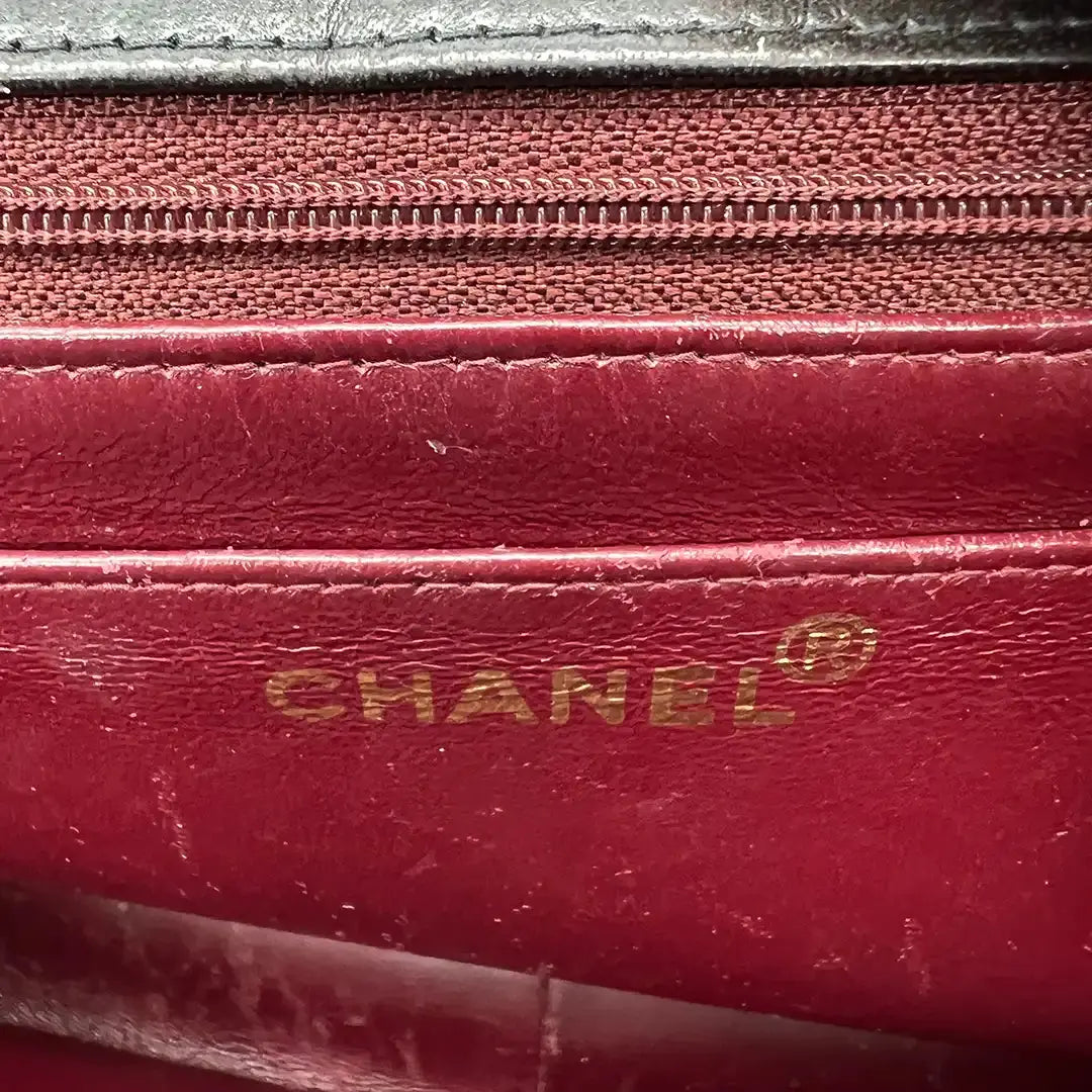 Chanel Timeless Jumbo Calfskin schwarz / gut Chanel