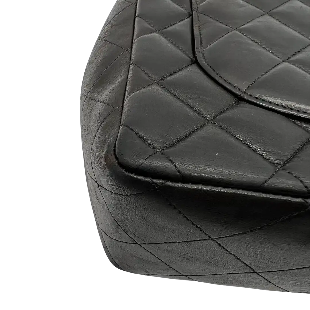 Chanel Timeless Jumbo Calfskin schwarz / gut Chanel