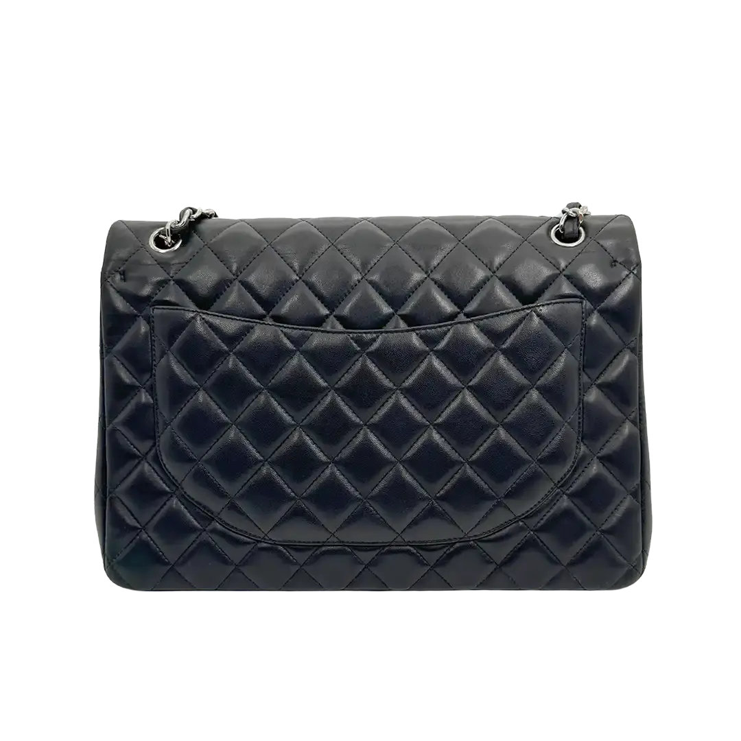 Chanel Timeless Jumbo Double Flap Bag 2011 schwarz Lammleder / sehr gut Chanel