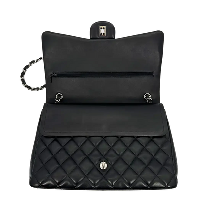 Chanel Timeless Jumbo Double Flap Bag 2011 schwarz Lammleder / sehr gut Chanel