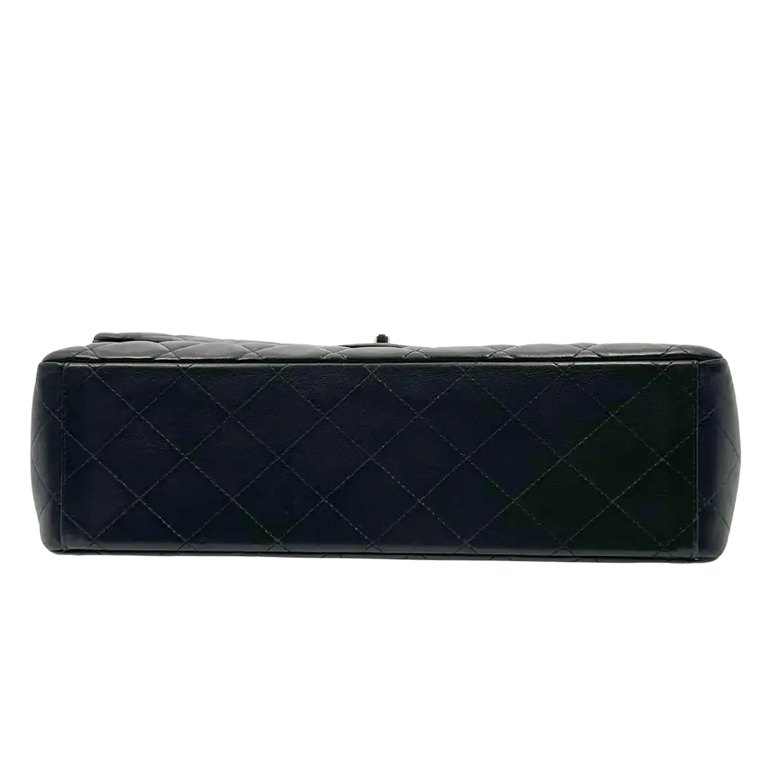 Chanel Timeless Jumbo Double Flap Bag 2011 schwarz Lammleder / sehr gut Chanel