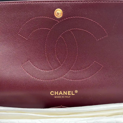 Chanel Timeless Jumbo Flap Bag Handtasche schwarz Lammleder / ungetragen Echtheitscheck