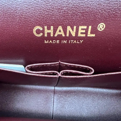 Chanel Timeless Jumbo Flap Bag Handtasche schwarz Lammleder / ungetragen Echtheitscheck