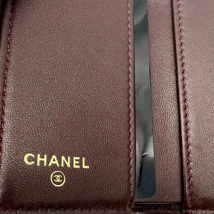 Chanel Timeless Portemonnaie aus Lammleder schwarz / ungetragen Chanel