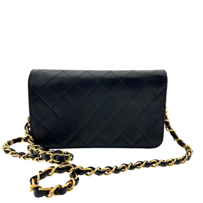 Chanel Timeless Wallet on Chain WOC Vintage Lammleder schwarz vergoldete Hardware/sehr gut Chanel