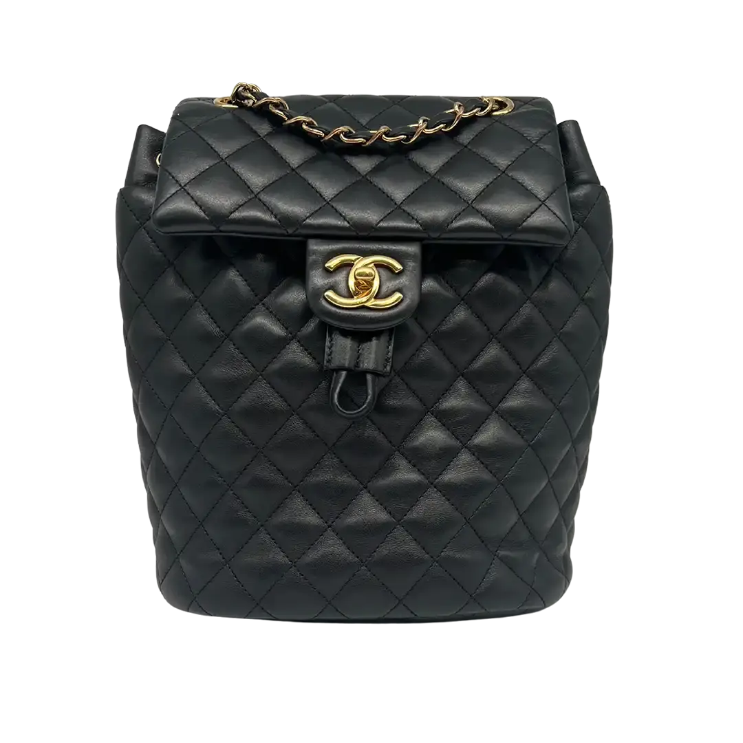 Chanel Urban Spirit Rucksack Backpack Small schwarz Fullset / sehr gut - Echtheitscheck