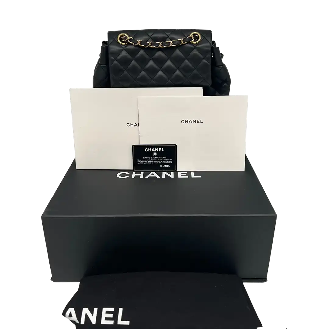 Chanel Urban Spirit Rucksack Backpack Small schwarz Fullset / sehr gut - Echtheitscheck