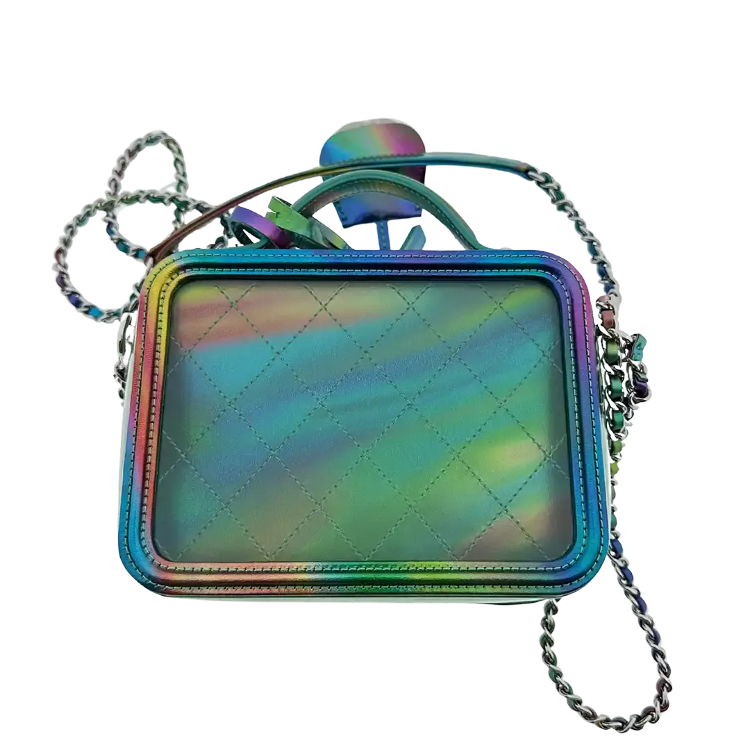 Chanel Vanity Case Bag Small PVC Rainbow limitiert / neuwertig Chanel