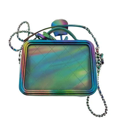 Chanel Vanity Case Bag Small PVC Rainbow limitiert / neuwertig Chanel
