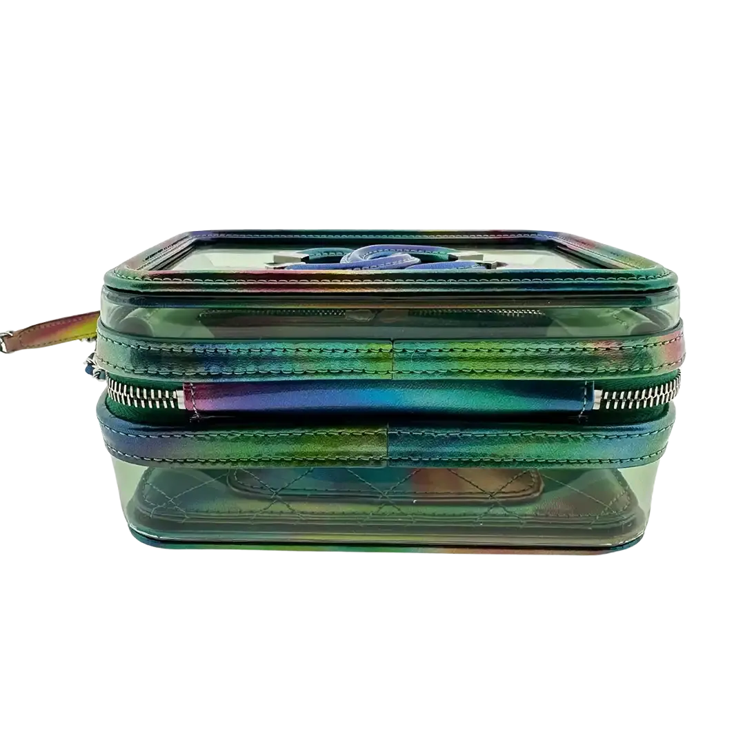 Chanel Vanity Case Bag Small PVC Rainbow limitiert / neuwertig Chanel