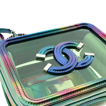 Chanel Vanity Case Bag Small PVC Rainbow limitiert / neuwertig Chanel