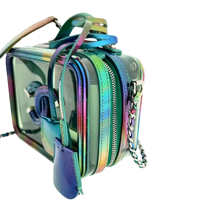 Chanel Vanity Case Bag Small PVC Rainbow limitiert / neuwertig Chanel
