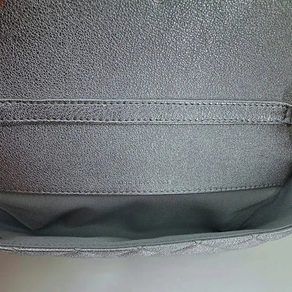 Chanel Wallet on Chain silberfarben mit Metallic-Effekt limitiert / ungetragen Chanel