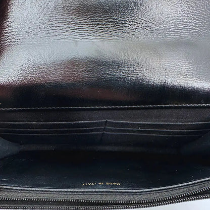Chanel limited Wallet on Chain Pearl Top Handle glänzendes Lammleder / sehr gut Chanel