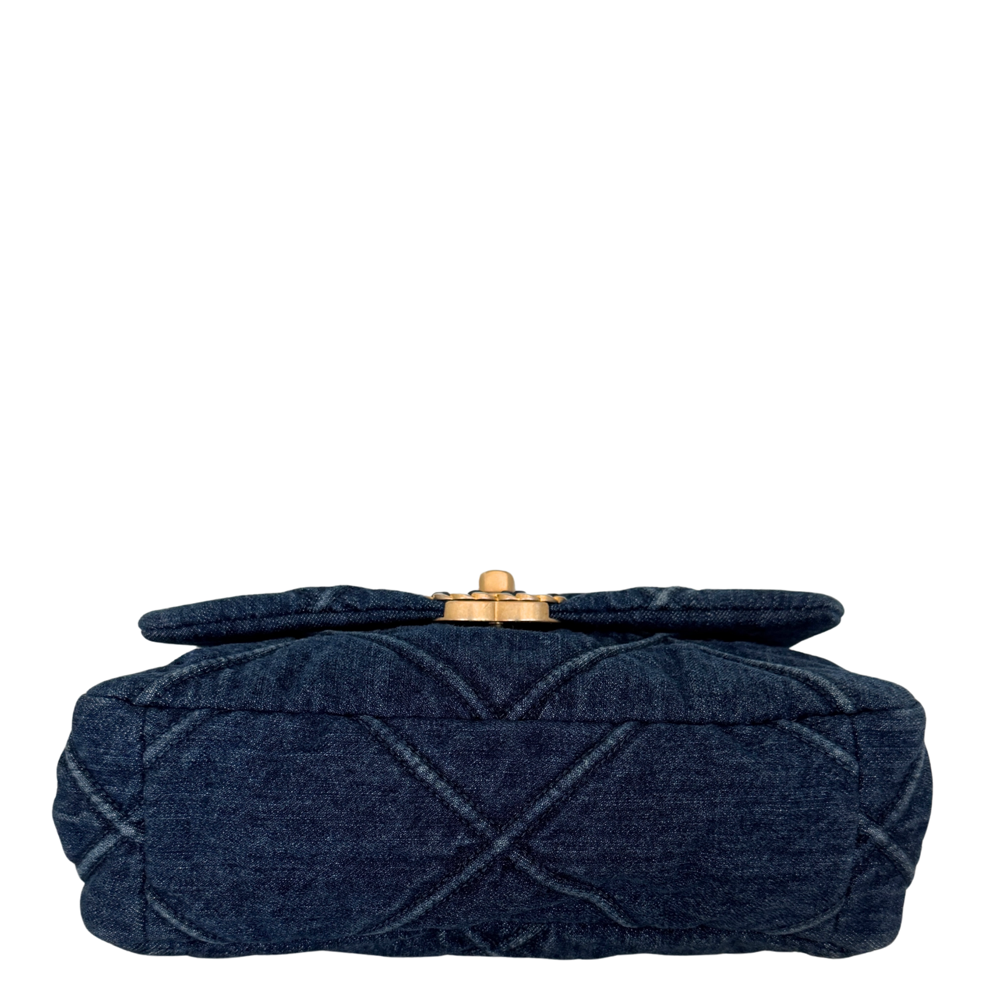 Chanel 19 Flap Bag Small Tasche Denim blau Fullset / sehr gut Chanel