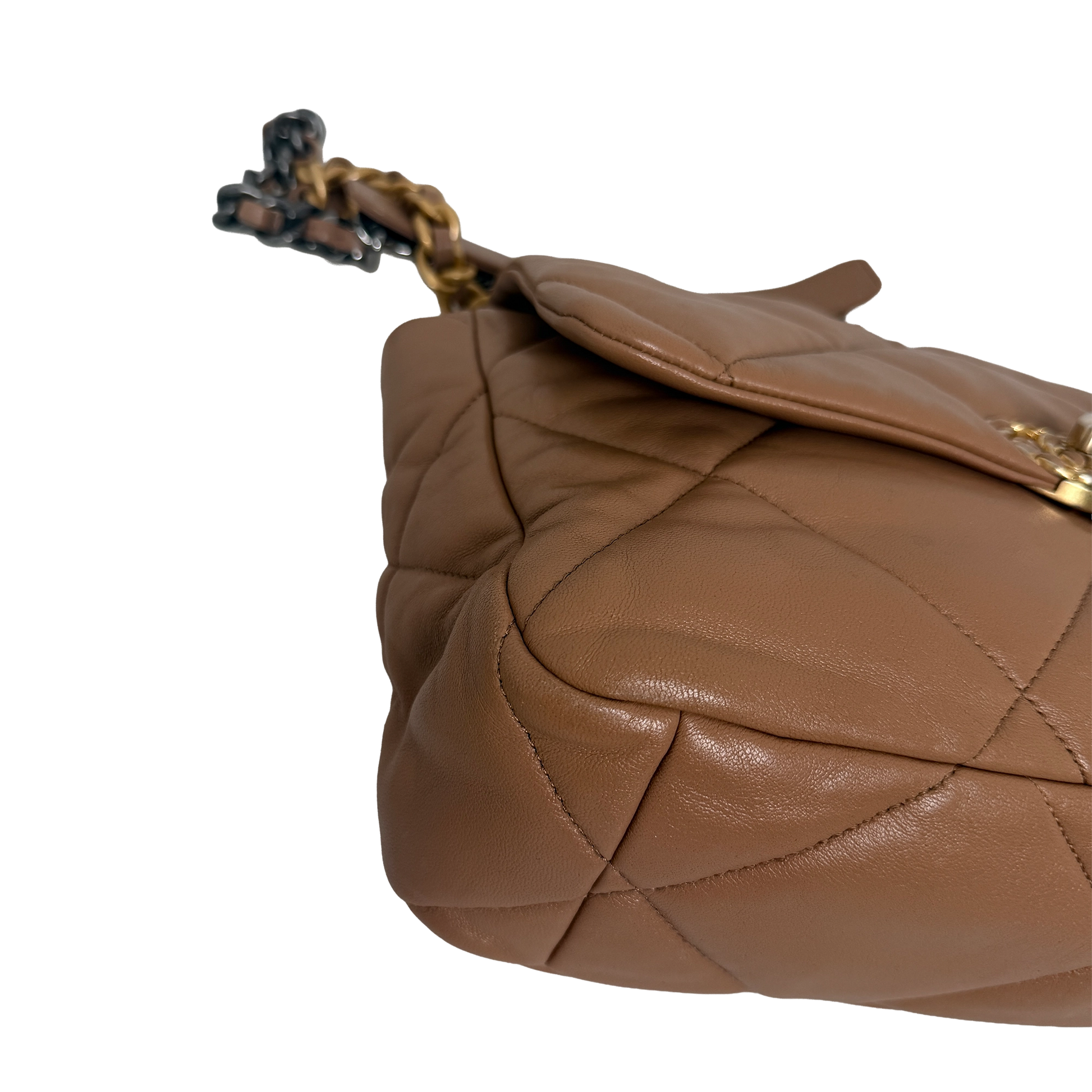 Chanel 19 Flap Bag Medium Lammleder braun Chanel