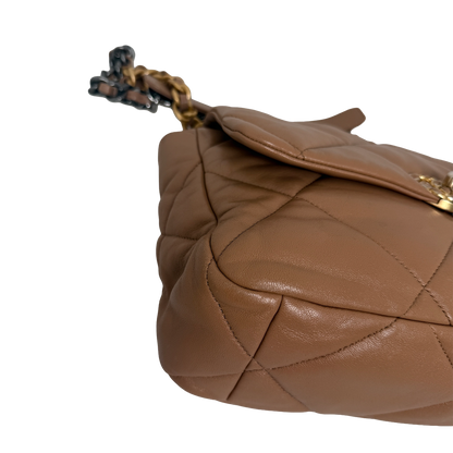 Chanel 19 Flap Bag Medium Lammleder braun Chanel