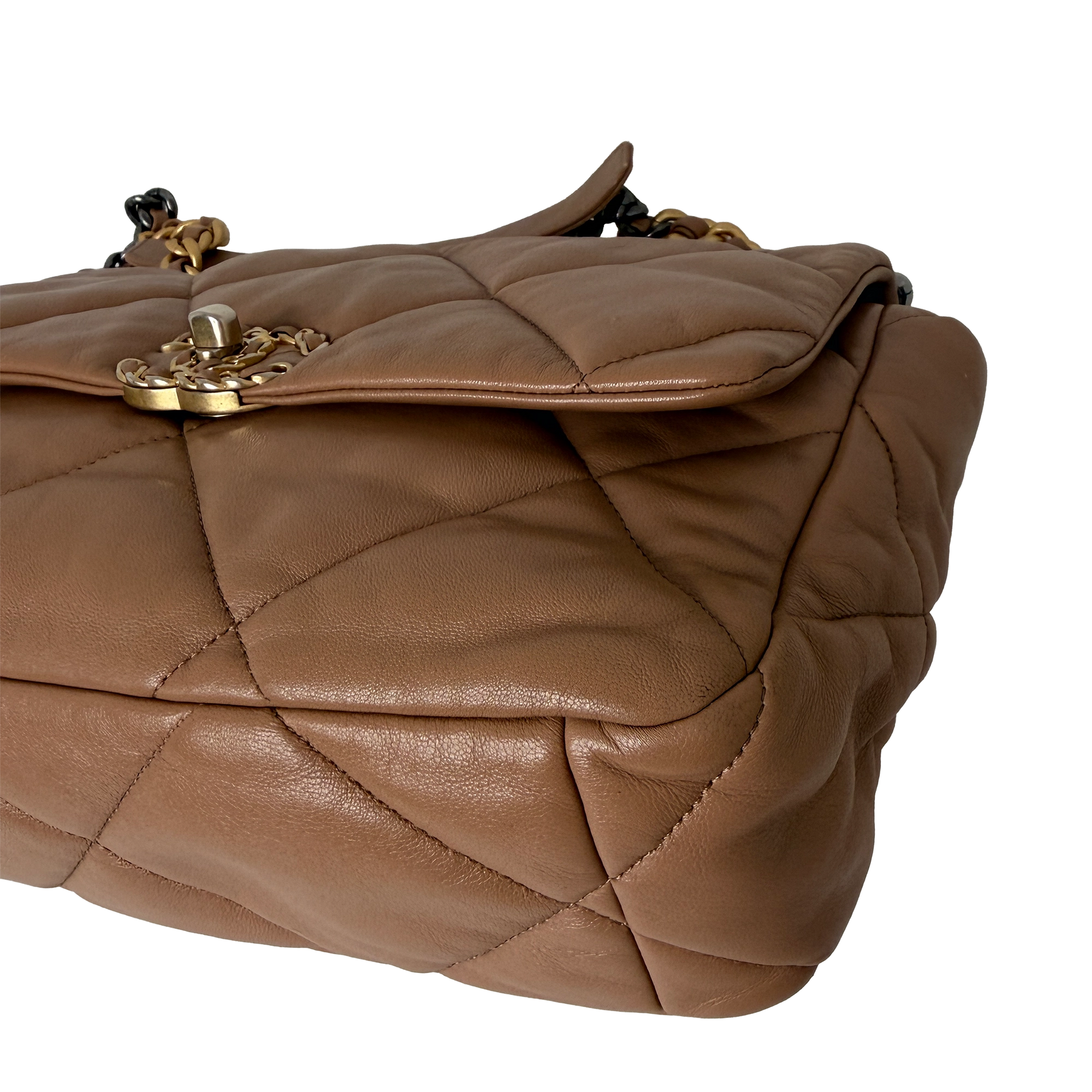 Chanel 19 Flap Bag Medium Lammleder braun Chanel