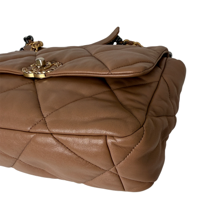 Chanel 19 Flap Bag Medium Lammleder braun Chanel