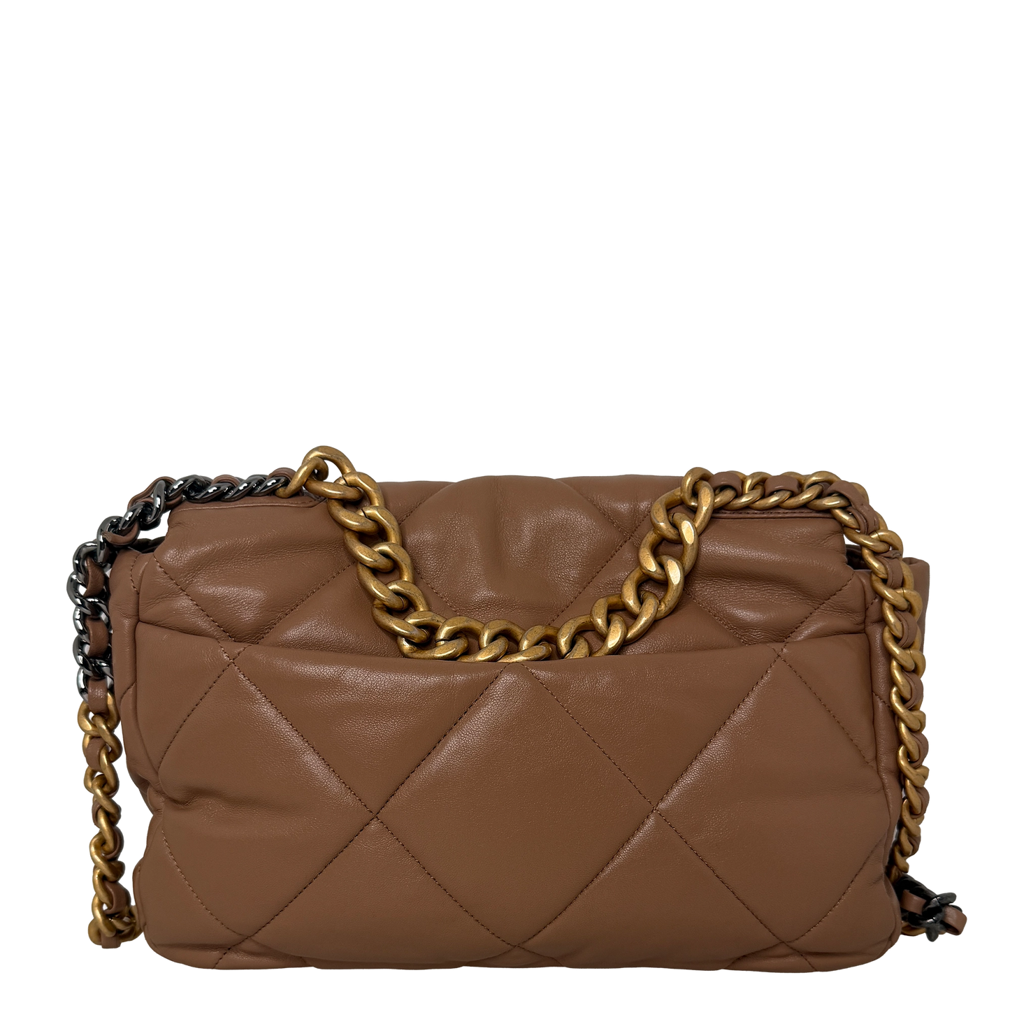 Chanel 19 Flap Bag Medium Lammleder braun Chanel