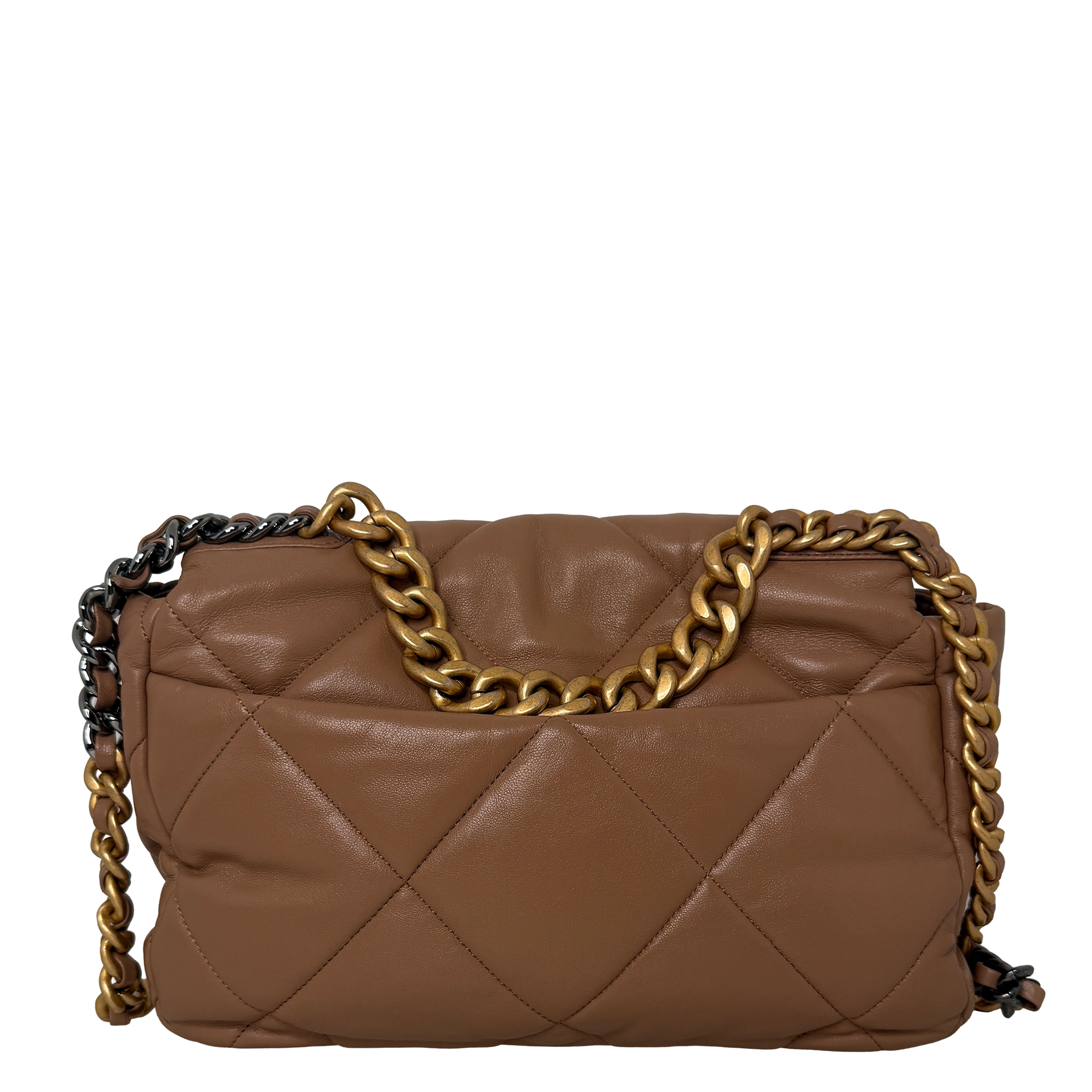 Chanel 19 Flap Bag Medium Lammleder braun Chanel