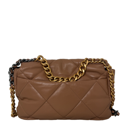 Chanel 19 Flap Bag Medium Lammleder braun Chanel