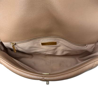 Chanel 19 Flap Bag Medium Lammleder braun Chanel