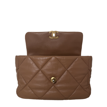 Chanel 19 Flap Bag Medium Lammleder braun Chanel