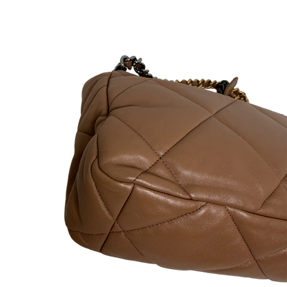 Chanel 19 Flap Bag Medium Lammleder braun Chanel