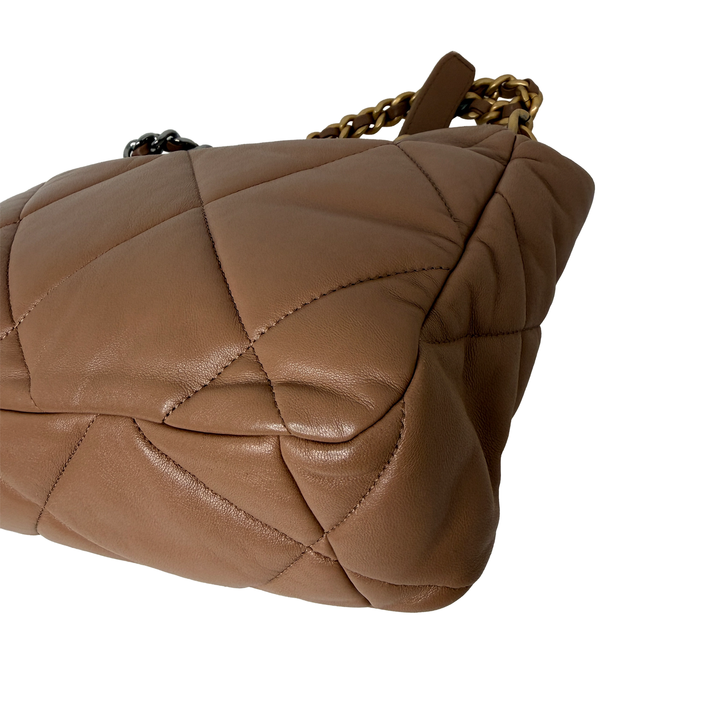 Chanel 19 Flap Bag Medium Lammleder braun Chanel