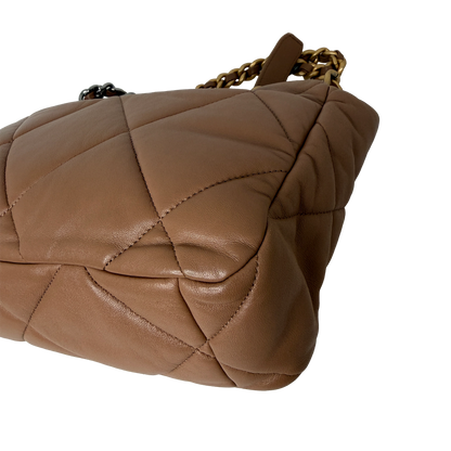 Chanel 19 Flap Bag Medium Lammleder braun Chanel