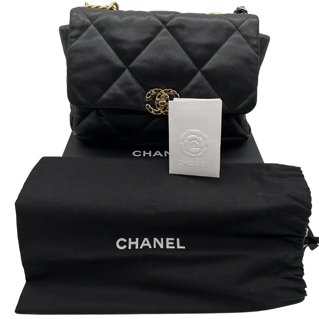 Chanel Mini Flap Airline Lammleder weiß bedruckt CC Logo Hardware Silber