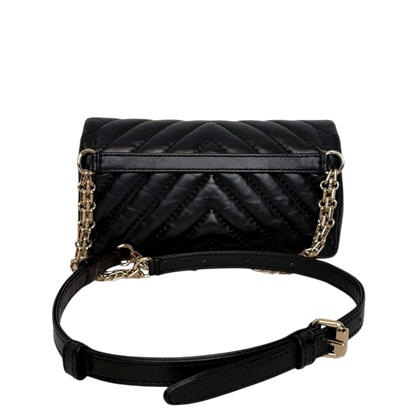 Chanel 2.55 Reissue Belt Bag Chevron Aged Calfskin Schwarz Gold Chanel